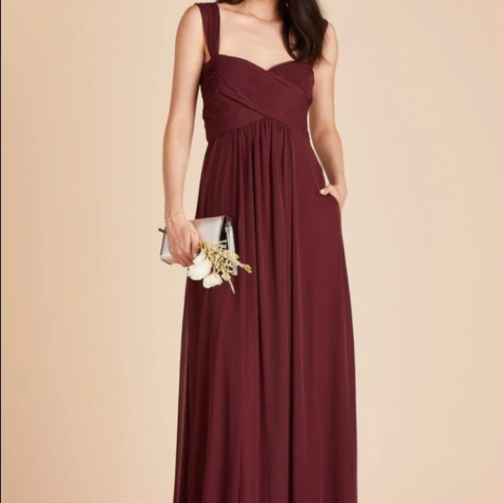 Birdy Grey Bridesmaid dress in Cabernet size Medium—Maternity Friendly!
